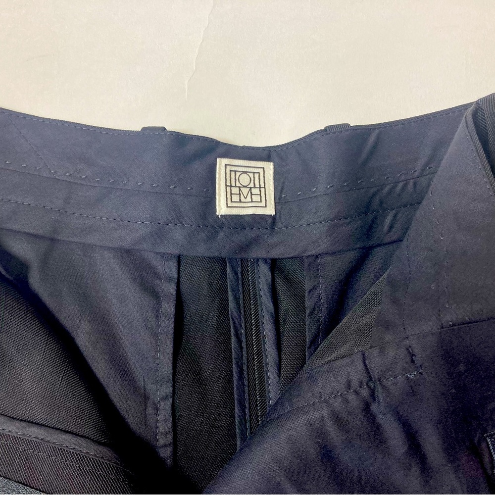 Toteme Tapered Suit Trouser NWT Linen Viscose- Black - Size 36, 38 - Picture 13 of 14